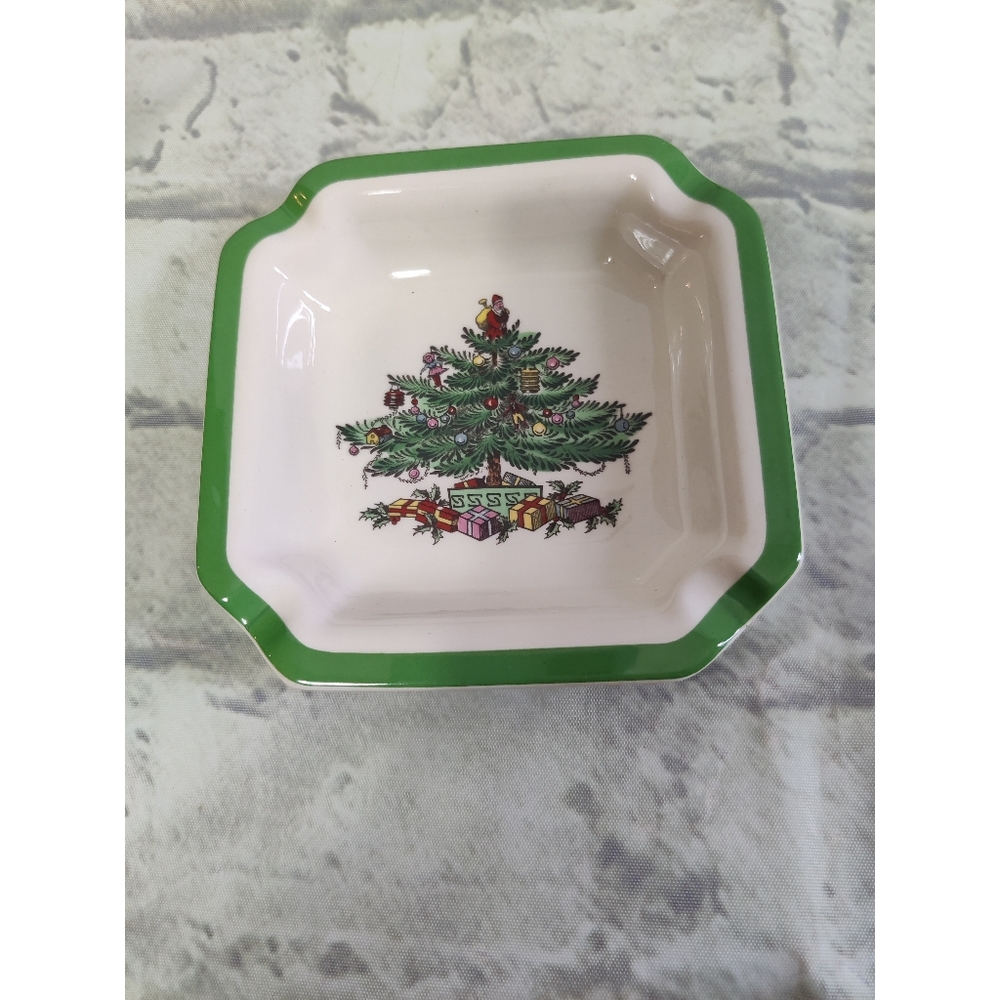 Spode vintage 1980s Christmas tree decorative ashtray  dish - Picture 8 of 9